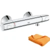 Grohe Mitigeur douche thermostatique Quickfix Precision Trend + microfibre