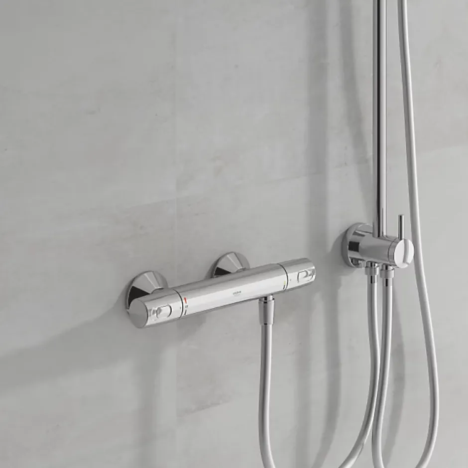 Grohe Mitigeur douche thermostatique Quickfix Precision Trend + microfibre
