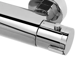 GoodHome Mitigeur douche thermostatique, chrome, Mayas