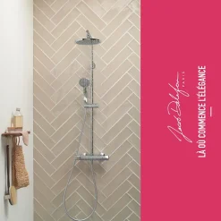 Jacob Delafon Mitigeur douche thermostatique Simone chrome