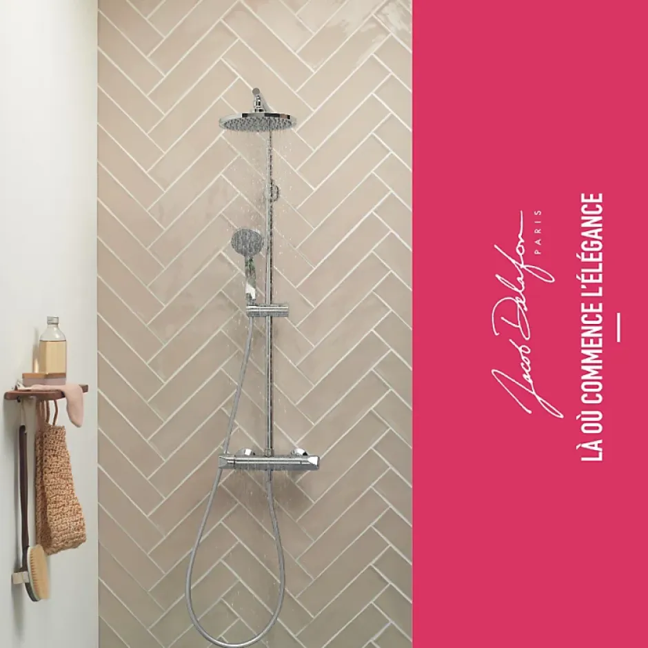 Jacob Delafon Mitigeur douche thermostatique Simone chrome