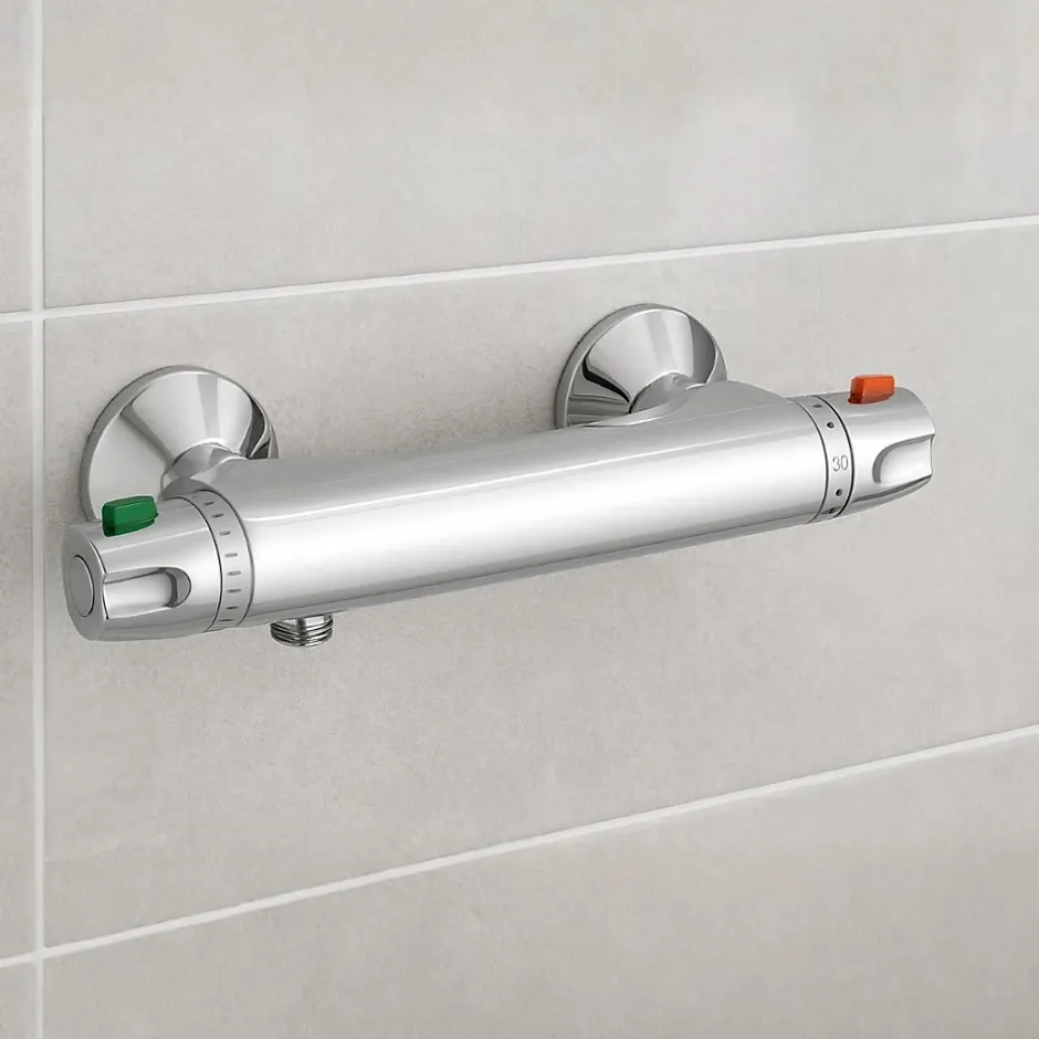 Essebagno Mitigeur douche thermostatique chromé Glam