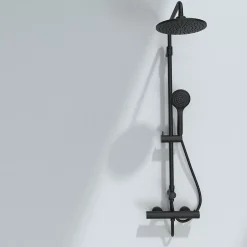 Essebagno Mitigeur douche thermostatique noir Oneo* Robinet De Douche