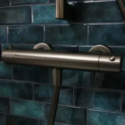Essebagno Mitigeur douche thermostatique gun métal Luisa* Robinet De Douche