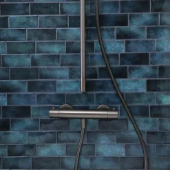 Essebagno Mitigeur douche thermostatique gun métal Luisa* Robinet De Douche