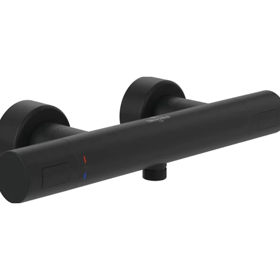 Villeroy & Boch Mitigeur douche thermostatique VILLEROY ET BOCH Universal rond Noir mat