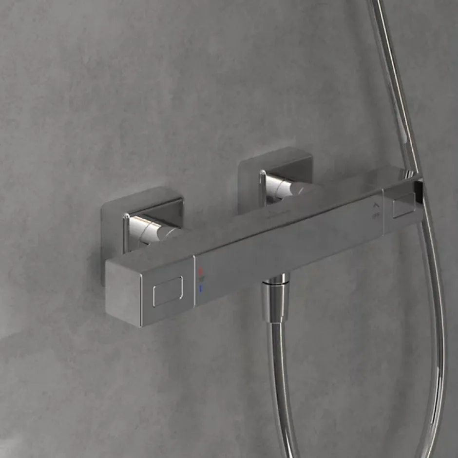 Villeroy & Boch Mitigeur douche thermostatique VILLEROY ET BOCH Universal rectangle Chrome* Robinet De Douche
