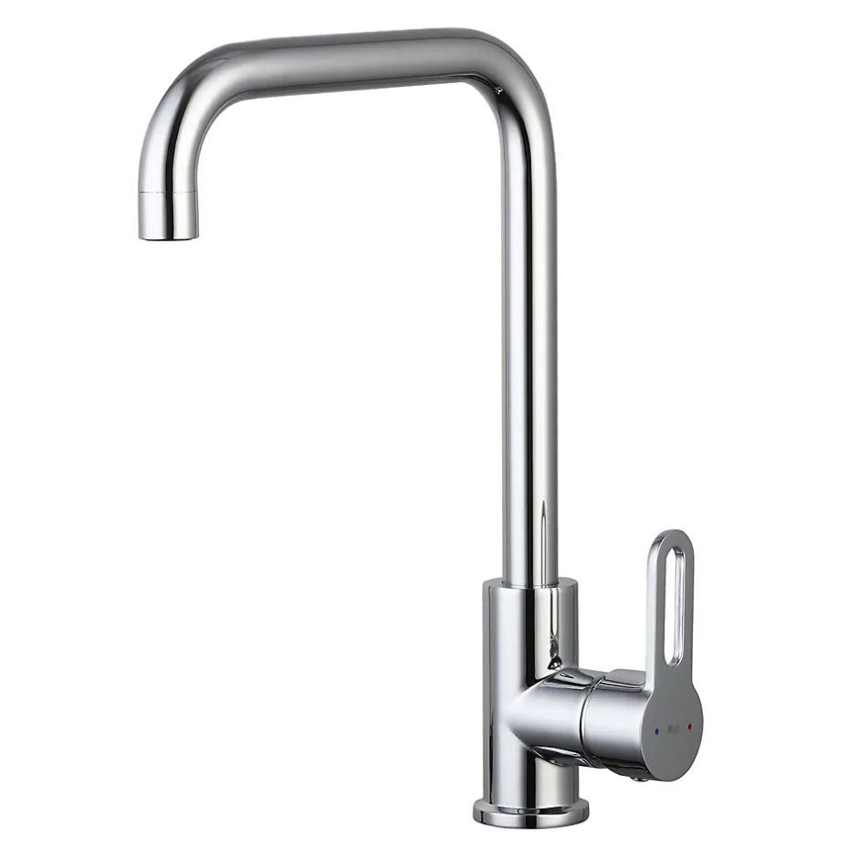 Essebagno Mitigeur haut de cuisine Baltic H. 34,7 cm acier chromé* Evier Et Robinet De Buanderie