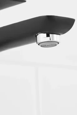 GoodHome Mitigeur haut de lavabo noir Wicie* Robinet Lavabo Et Vasque