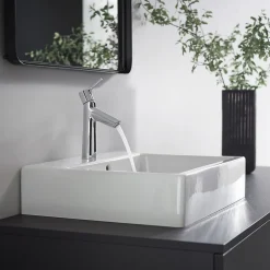 Hansgrohe Mitigeur lavabo avec tirette et vidage Talis S ComfortZone 100 surface chromé