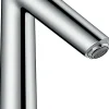 Hansgrohe Mitigeur lavabo avec tirette et vidage Talis S ComfortZone 190 surface chromé