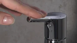 Hansgrohe Mitigeur lavabo avec tirette et vidage Talis S ComfortZone 190 surface chromé