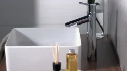 Hansgrohe Mitigeur lavabo avec tirette et vidage Talis S ComfortZone 190 surface chromé