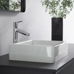Hansgrohe Mitigeur lavabo avec tirette et vidage Talis S ComfortZone 190 surface chromé