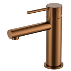 Essebagno Mitigeur lavabo bas cuivre brossé Luisa* Robinet Lavabo Et Vasque