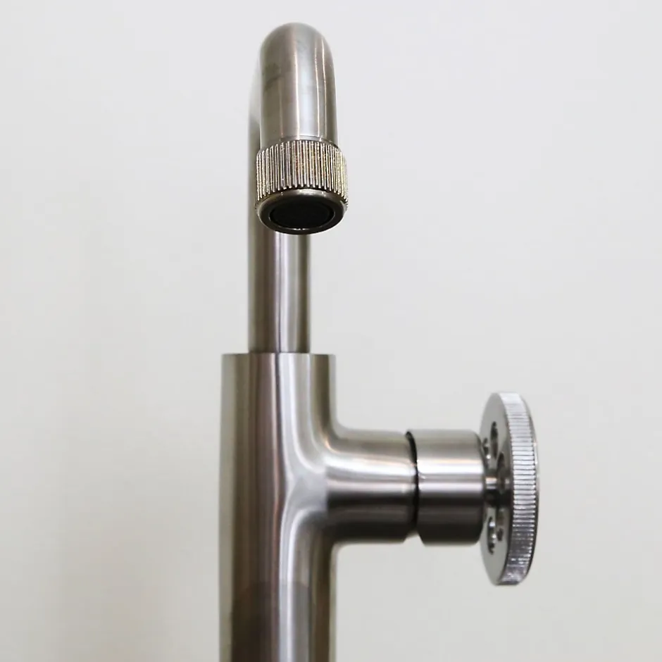 Essebagno Mitigeur lavabo bas façon inox Indus