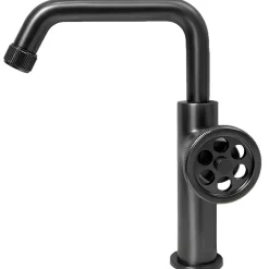Essebagno Mitigeur lavabo bas gris gun métal Indus* Robinet Lavabo Et Vasque