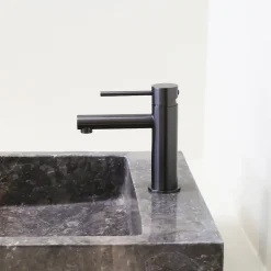 Essebagno Mitigeur lavabo bas gun métal Luisa* Robinet Lavabo Et Vasque