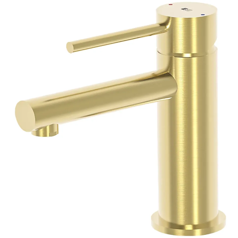 Essebagno Mitigeur lavabo bas or brossé Luisa* Robinet Lavabo Et Vasque