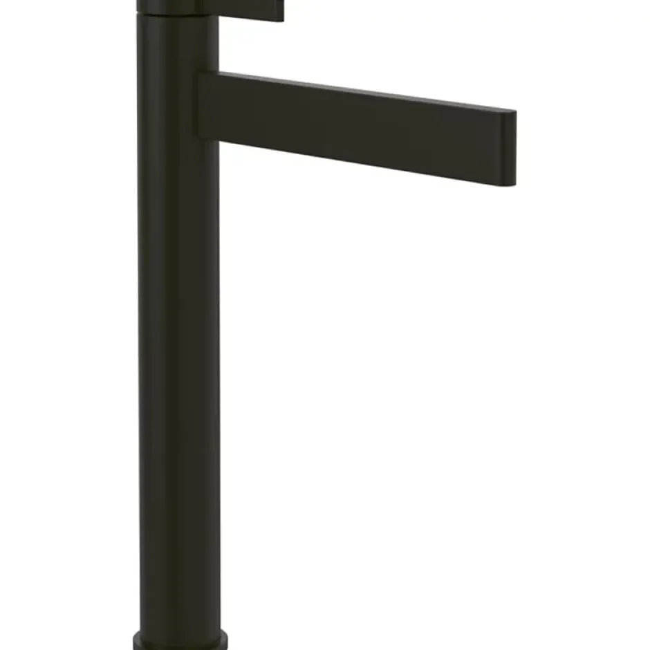 Villeroy & Boch Mitigeur lavabo droit surélevé VILLEROY ET BOCH Dawn sans tirette Noir mat* Accessoire De Robinet