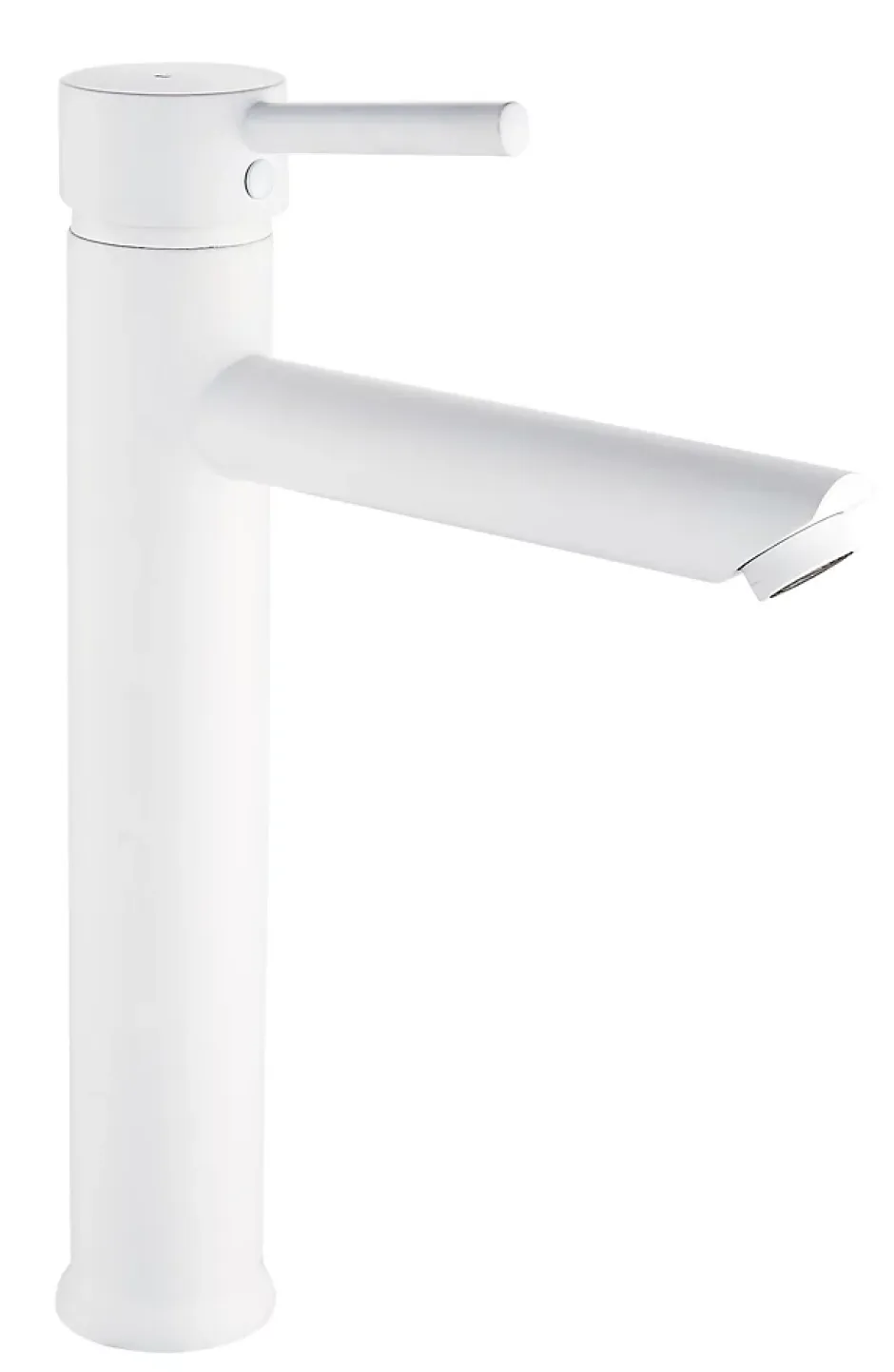 Essebagno Mitigeur lavabo Deco avec vidage en laiton coloris blanc modèle haut* Robinet Lavabo Et Vasque
