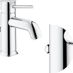 Grohe Mitigeur lavabo Start Classic - Tirette de vidage - Économie d'eau - Garantie 5 ans