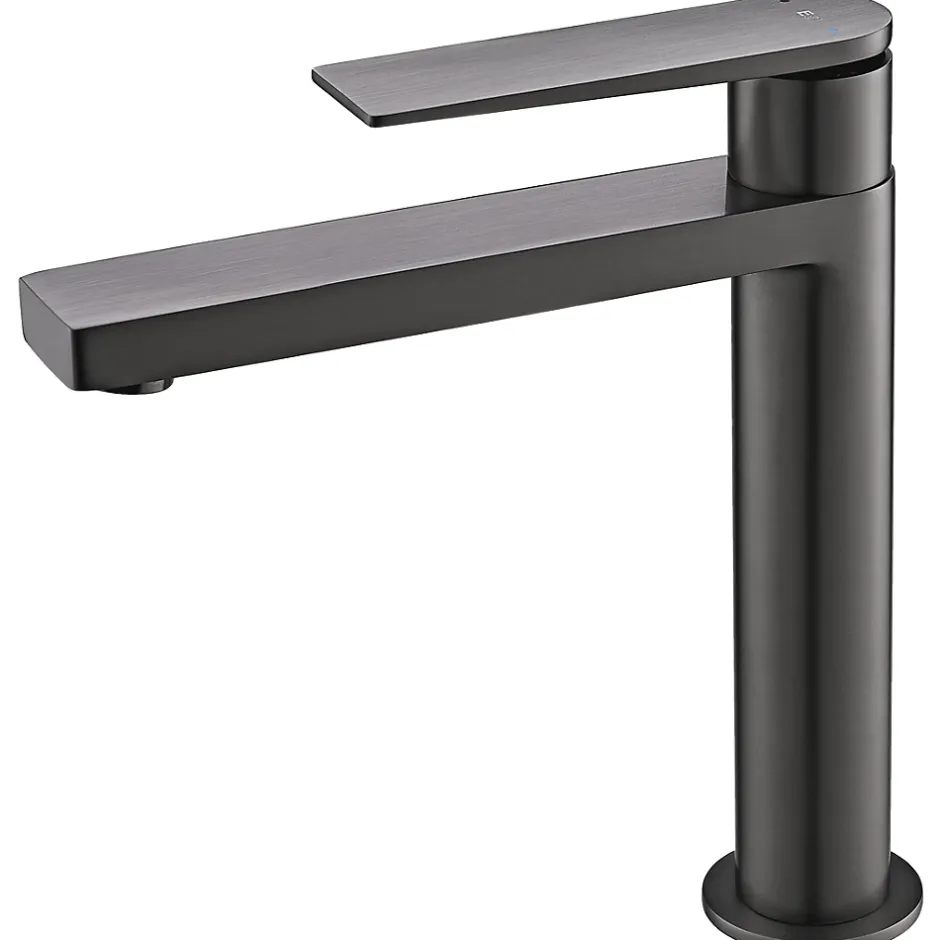 Essebagno Mitigeur lavabo haut gris gun métal Allure