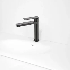 Essebagno Mitigeur lavabo haut gris gun métal Allure