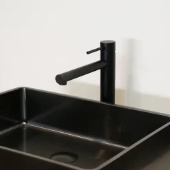 Essebagno Mitigeur lavabo haut noir Envol* Robinet Lavabo Et Vasque