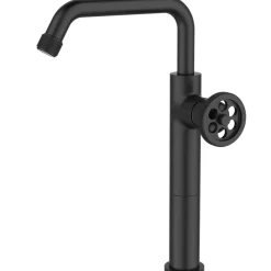 Essebagno Mitigeur lavabo haut noir Indus* Robinet Lavabo Et Vasque