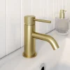 GoodHome Mitigeur lavabo mécanique M, doré, Owens* Robinet Lavabo Et Vasque