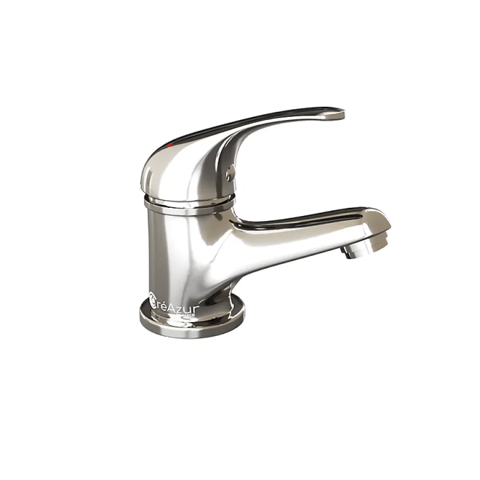 Cuisibane Mitigeur lavabo OLLY - Acier Inoxydable* Robinet Lavabo Et Vasque