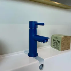 Essebagno Mitigeur lave mains bleu Luisa