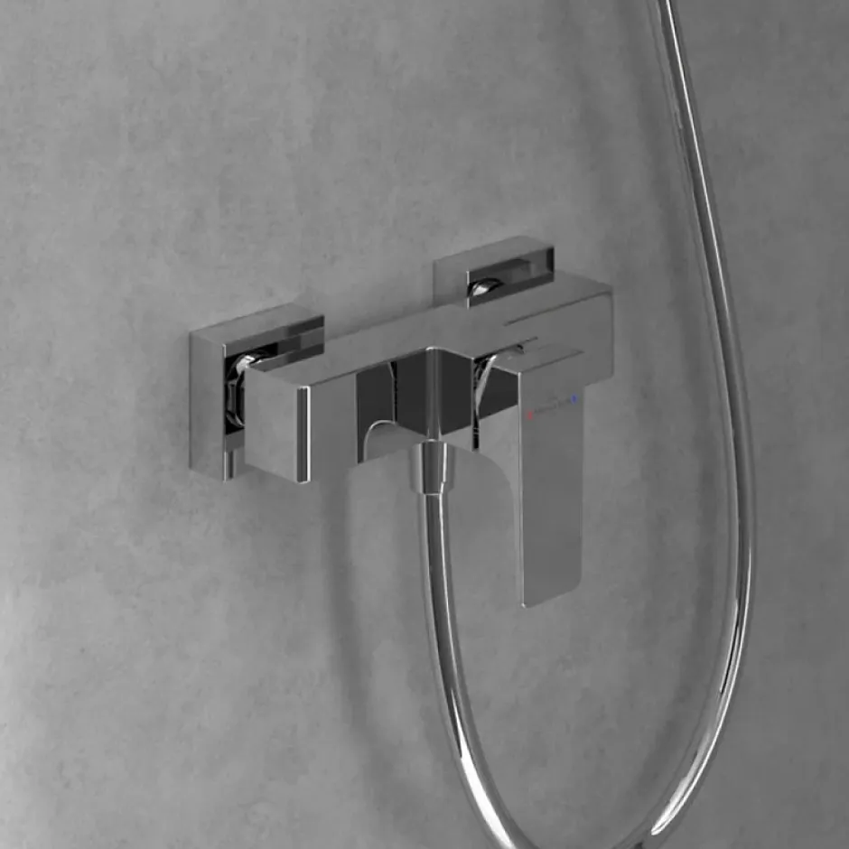 Villeroy & Boch Mitigeur mécanique douche VILLEROY ET BOCH Architectura Square Chrome* Robinet De Douche