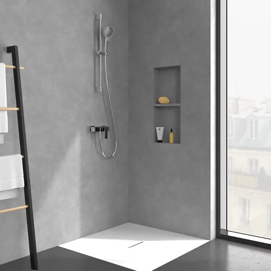 Villeroy & Boch Mitigeur mécanique douche VILLEROY ET BOCH Architectura Square Chrome* Robinet De Douche