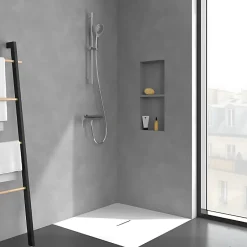 Villeroy & Boch Mitigeur mécanique douche VILLEROY ET BOCH Dawn Chrome + Ensemble de douche VILLEROY ET BOCH Verve Showers 3 jets