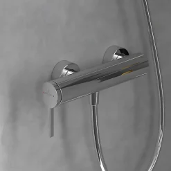 Villeroy & Boch Mitigeur mécanique douche VILLEROY ET BOCH Dawn Chrome + Ensemble de douche VILLEROY ET BOCH Verve Showers 3 jets
