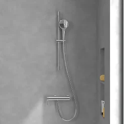 Villeroy & Boch Mitigeur mécanique douche VILLEROY ET BOCH Dawn Chrome + Ensemble de douche VILLEROY ET BOCH Verve Showers 3 jets