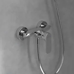Villeroy & Boch Mitigeur mécanique douche VILLEROY ET BOCH O.novo Chrome + Ensemble de douche VILLEROY ET BOCH Verve Showers 3 jets Chrome