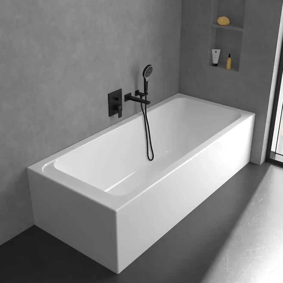 Villeroy & Boch Mitigeur mécanique encastré avec inverseur VILLEROY ET BOCH Architectura Square Noir mat