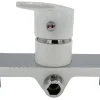 Invena Mitigeur Mural Elegant Monocommande Blanc/chrome Salle De Bains Douche