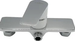 Invena Mitigeur Mural Elegant Monocommande Blanc/chrome Salle De Bains Douche