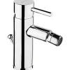 Sanindusa Mitigeur pour bidet à mousseur orientable Alfa New Icone chromé livré avec vidage à tirette