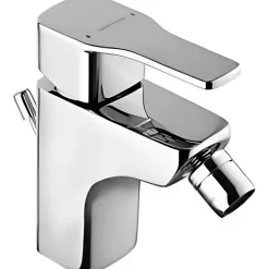 Sanindusa Mitigeur pour bidet mousseur orientable Advance chromé système Écospot livré avec son vidage à tirette chromé* Robinet De Bidet