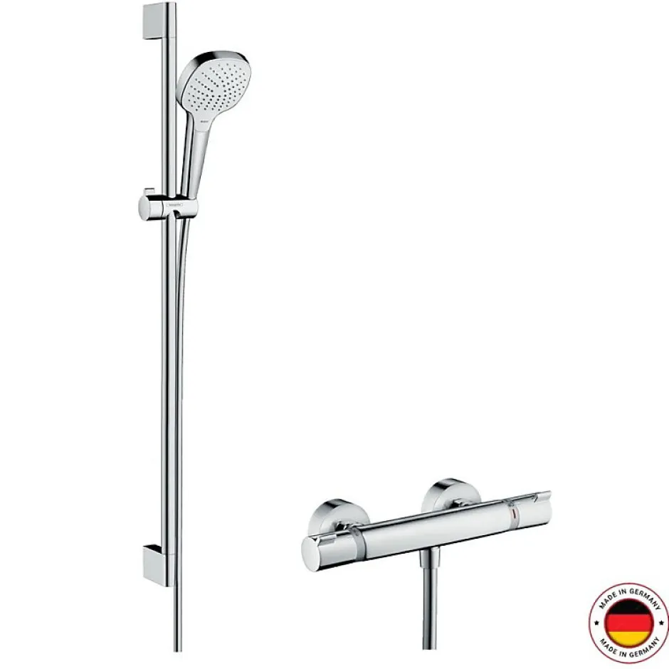 Hansgrohe Mitigeur thermostatique avec ensemble douche Croma Select E* Colonne De Douche Thermostatique