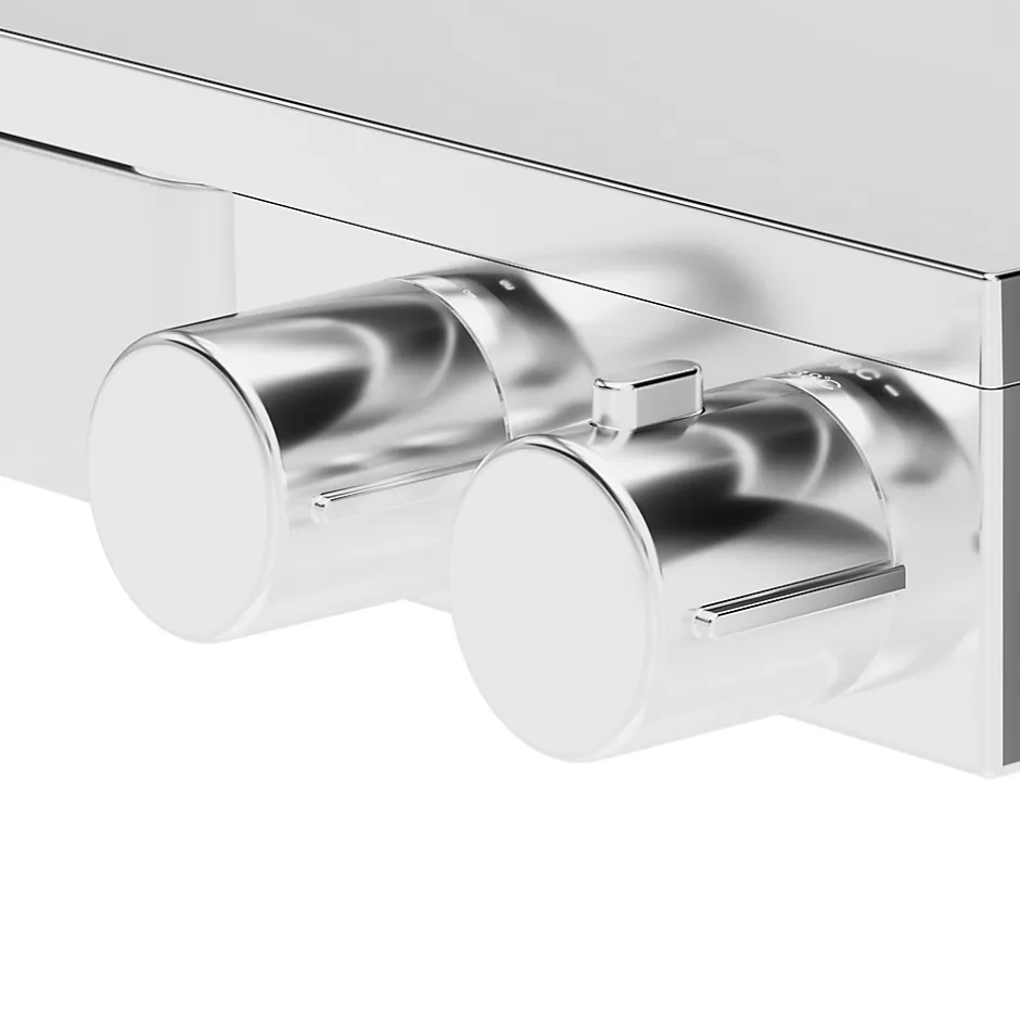 GoodHome Mitigeur thermostatique bain/douche chromé Kolima* Robinet De Douche