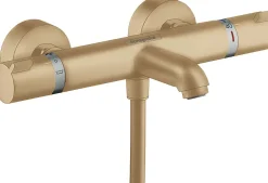 Hansgrohe Mitigeur thermostatique bain/douche bronze brossé, Ecostat Comfort* Robinet De Douche