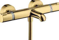 Hansgrohe Mitigeur thermostatique bain/douche doré poli, Ecostat Comfort