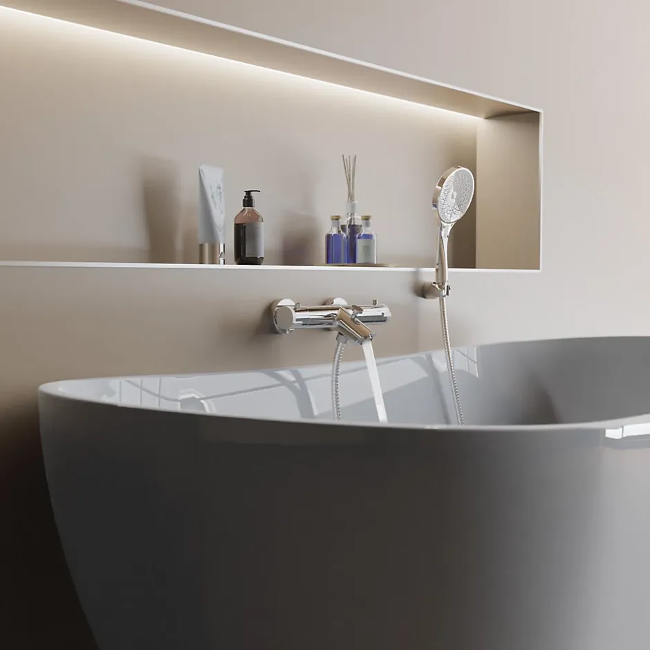 Schütte Mitigeur thermostatique de baignoire LONDON chromé