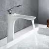 Kroos Mitigeur vasque laiton Blanc et Chromé - Canopus* Robinet Lave-Mains